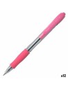 Caneta Pilot Supergrip Cor de Rosa 0,4 mm (12 Unidades) | Tienda24 Tienda24.eu