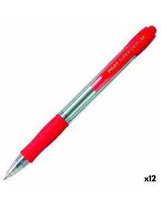 Caneta Pilot Supergrip Vermelho 0,4 mm (12 Unidades) de Pilot, Canetas esferográficas retráteis - Ref: S8422417, Precio: €19....