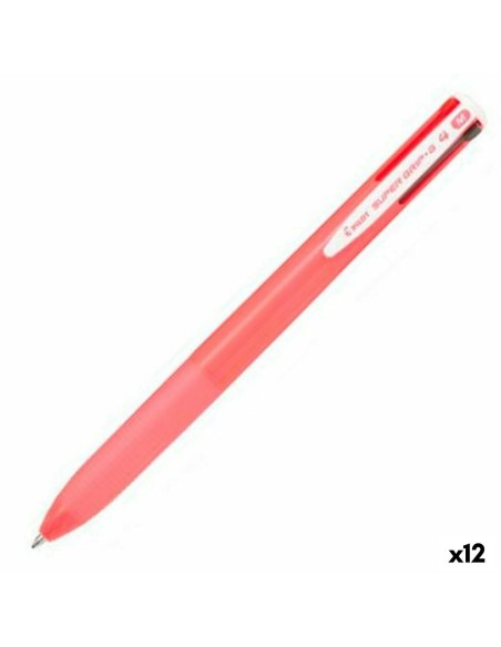 Crayon Pilot Supergrip G4 Rose clair 0,4 mm (12 Unités) | Tienda24 Tienda24.eu