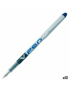 Boligrafo de tinta líquida Pilot Frixion Clicker Azul 0,4 mm (12 Unidades) | Tienda24 Tienda24.eu