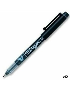 Esferográfica de tinta líquida Pilot Frixion Clicker Azul 0,4 mm (12 Unidades) | Tienda24 Tienda24.eu