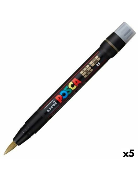 Rotuladores POSCA PCF-350 Dorado (5 Unidades) | Tienda24 Tienda24.eu