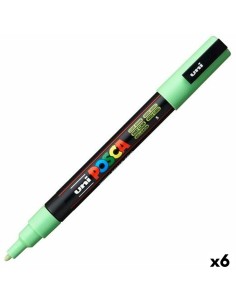 Marker POSCA PC-3M Yellow (6 Units) | Tienda24 Tienda24.eu