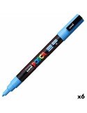 Marqueur POSCA PC-3M Bleu ciel (6 Unités) | Tienda24 Tienda24.eu