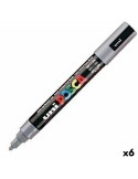 Filzstifte POSCA PC-5M Grau | Tienda24 Tienda24.eu