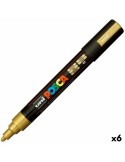 Rotuladores POSCA PC-5M Dorado (6 Unidades) | Tienda24 Tienda24.eu