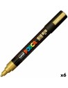 Rotuladores POSCA PC-5M Dorado (6 Unidades) | Tienda24 Tienda24.eu