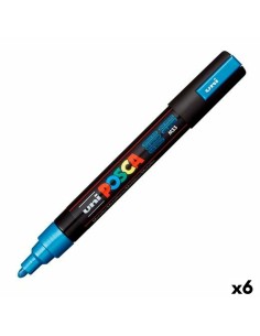 Pennarelli POSCA PC-5M Azzurro (6 Unità) da POSCA, Penne a punta porosa - Ref: S8422634, Precio: 20,03 €, Descuento: %