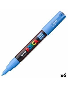 Pennarelli POSCA PC-1M Blu cielo (6 Unità) da POSCA, Penne a punta porosa - Ref: S8422662, Precio: 17,84 €, Descuento: %