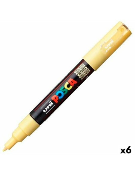 Feutres POSCA PC-1M Jaune (6 Unités) | Tienda24 Tienda24.eu