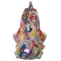 Figura Decorativa Alexandra House Living Multicolor Plástico Rinoceronte Graffiti 17 x 26 x 19 cm Cuenco de Alexandra House L...