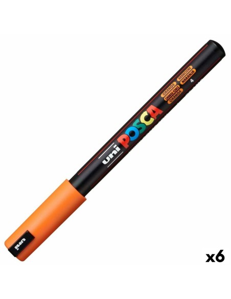 Rotuladores POSCA PC-1MR Naranja (6 Unidades) | Tienda24 Tienda24.eu