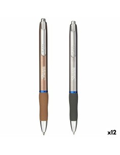 Pen Sharpie SGEL Metallic Blue Silver Copper 0,7 mm (12 Units) by Sharpie, Retractable Ballpoint Pens - Ref: S8422779, Price:...