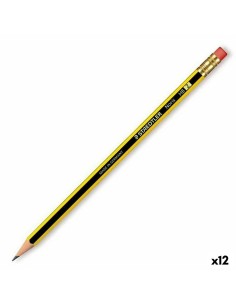 Lápiz com Borracha Staedtler Noris 122 HB (12 Unidades) de Staedtler, Materiais de desenho - Ref: S8422824, Precio: 11,20 €, ...