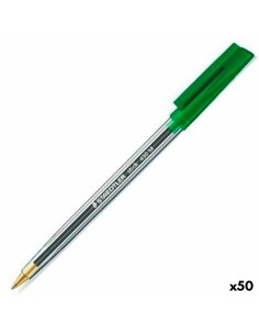 Penna Staedtler Stick 430 Verde (50 Unità) da Staedtler, Penne a sfera - Ref: S8422923, Precio: €16.37, Descuento: %