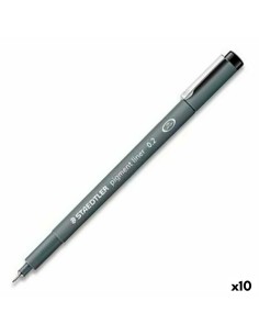 Pennarelli Staedtler Pigment Line Nero (10 Unità) da Staedtler, Penne a punta porosa - Ref: S8422965, Precio: 20,51 €, Descue...