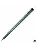 Rotuladores Staedtler Pigment Line Preto (10 Unidades) | Tienda24 Tienda24.eu