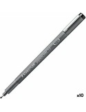 Rotuladores Staedtler Pigment Line Negro (10 Unidades) | Tienda24 Tienda24.eu