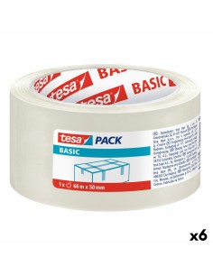 Adhesive Tape TESA Packaging Transparent 50 mm x 66 m (6 Units) by TESA, Adhesive tape - Ref: S8423009, Price: €13.35, Discou...