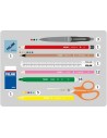 Triple Pencil Case Milan The Fun Multicolour 19,5 x 13 x 7,5 cm | Tienda24 Tienda24.eu