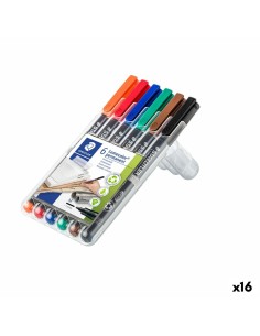 Permanent marker Staedtler Lumocolor 313-3 S Blue (10 Units) | Tienda24 Tienda24.eu