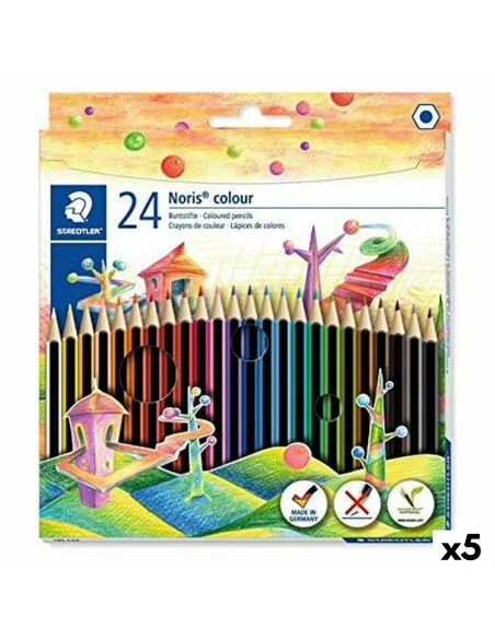 Colouring pencils Staedtler Noris Colour Wopex Set Multicolour (5 Units) | Tienda24 Tienda24.eu