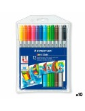 Ensemble de Marqueurs Staedtler Noris Club Double pointe Multicouleur (10 Unités) | Tienda24 Tienda24.eu