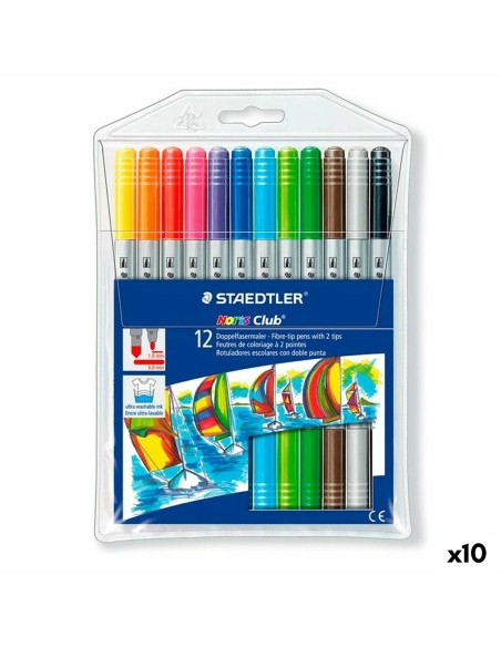 Ensemble de Marqueurs Staedtler Noris Club Double pointe Multicouleur (10 Unités) | Tienda24 Tienda24.eu