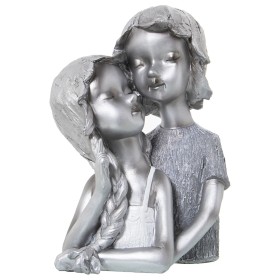 Statua Decorativa Alexandra House Living Argentato Plastica Bambini 16 x 20 x 29 cm di Alexandra House Living, Oggetti da col...