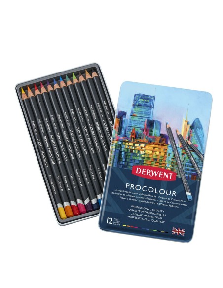 Lápis de cores DERWENT Procolour Multicolor | Tienda24 Tienda24.eu