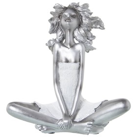 Decorative Figure Alexandra House Living Silver Plastic Girl 15 x 26 x 27 cm by Alexandra House Living, Collectables - Ref: D...