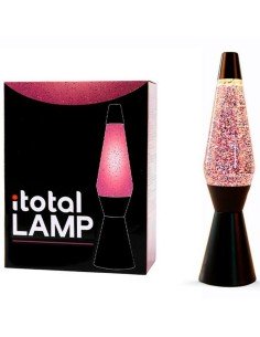 Lámpara de Lava iTotal Azul Rosa Cristal Plástico 40 cm | Tienda24 Tienda24.eu