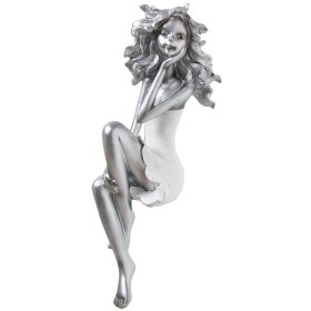 Figurine Décorative Alexandra House Living Argenté Plastique Fille 13 x 15 x 37 cm de Alexandra House Living, Pièces de colle...