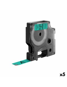 Ruban Laminé pour Etiqueteuses Dymo D1 40919 9 mm LabelManager™ Noir Vert (5 Unités) | Tienda24 Tienda24.eu