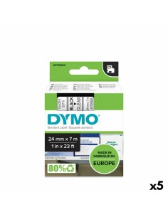 Nastro a trasferimento termico Dymo D1 53710 Poliestere Trasparente (5 Unità) da Dymo, Accessori per etichettatrici - Ref: S8...