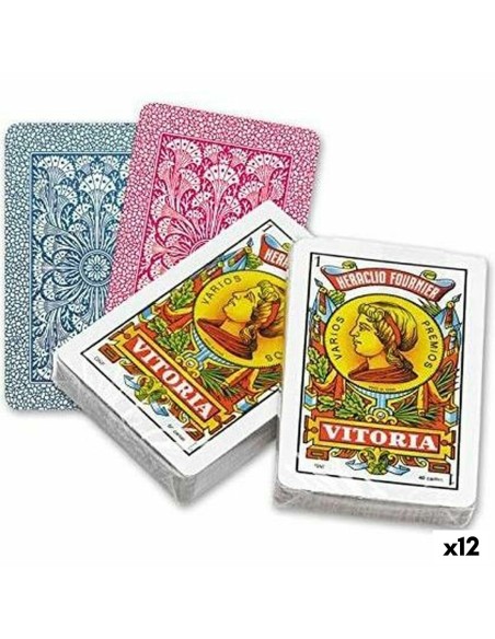 Baralho Naipes Espanhóis (40 Cartas) Fournier 12 Unidades (61,5 x 95 mm) | Tienda24 Tienda24.eu