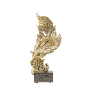 Deko-Figur Alexandra House Living Gold Kunststoff Blatt 11 x 17 x 34 cm von Alexandra House Living, Sammlerstücke - Ref: D162...