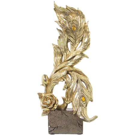 Deko-Figur Alexandra House Living Gold Kunststoff Blatt 15 x 18 x 42 cm von Alexandra House Living, Sammlerstücke - Ref: D162...