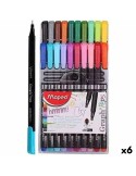 Ensemble de Marqueurs Maped Graph´Peps Classic Multicouleur (6 Unités) | Tienda24 Tienda24.eu