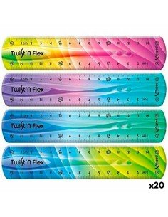 Seti di righelli Maped Twist'n Flex Multicolore 15 cm Flessibile 20 Unità da Maped, Righelli e squadre - Ref: S8424915, Preci...