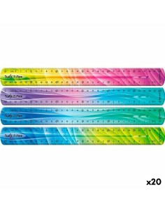 Geometry set Maped Twist'n Flex Multicolour 15 cm Flexible 20 Units | Tienda24 Tienda24.eu