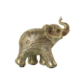 Statua Decorativa Alexandra House Living Dorato Acrilico Plastica Melammina Elefante di Alexandra House Living, Oggetti da co...