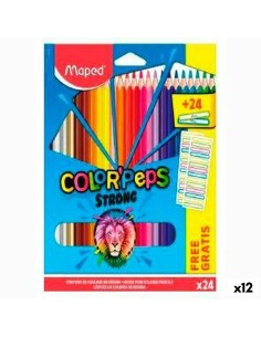 Crayons de couleur Maped Duo Color' Peps Multicouleur 12 Pièces Double pointe (12 Unités) | Tienda24 Tienda24.eu