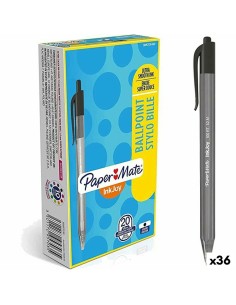 Caneta Faber-Castell Essentio B Preto mate | Tienda24 Tienda24.eu