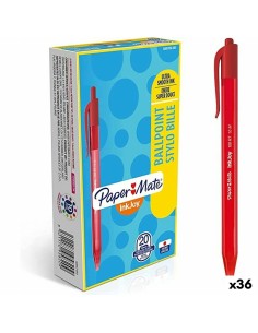 Bolígrafo Bic Shine Silver Blanco Rosa (12 Piezas) | Tienda24 Tienda24.eu