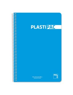 Quaderno Pacsa Plastipac Turchese Din A4 5 Pezzi 80 Pagine da Pacsa, Blocchi spiralati - Ref: S8425265, Precio: 16,73 €, Desc...