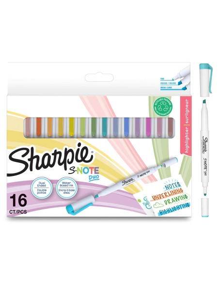 Set de Rotuladores Sharpie S-Note Duo Doble 16 Piezas | Tienda24 Tienda24.eu