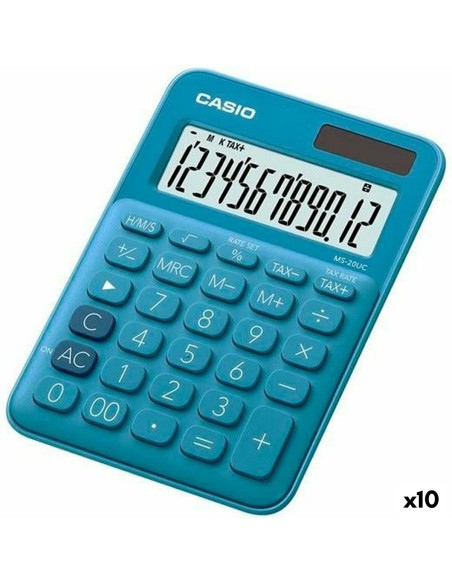 Calculator Casio MS-20UC 2,3 x 10,5 x 14,95 cm Blue (10Units) | Tienda24 Tienda24.eu