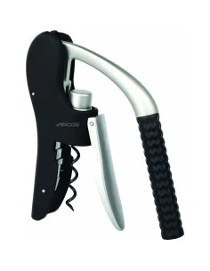 Corkscrew Arcos Black Silver Zinc ABS by Arcos, Corkscrews - Ref: S8426116, Price: €35.08, Discount: %