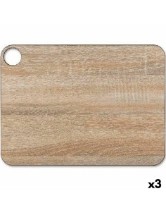 Cutting board Arcos 37,7 x 27,7 cm Brown Resin Fibre (3 Units) by Arcos, Chopping boards - Ref: S8426122, Price: €75.31, Disc...